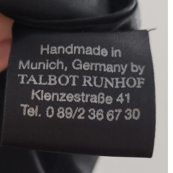 Talbot Runhof Silk Blend Pleated V-Neck Sleeveless Top Brown 8 - Picture 6 of 10